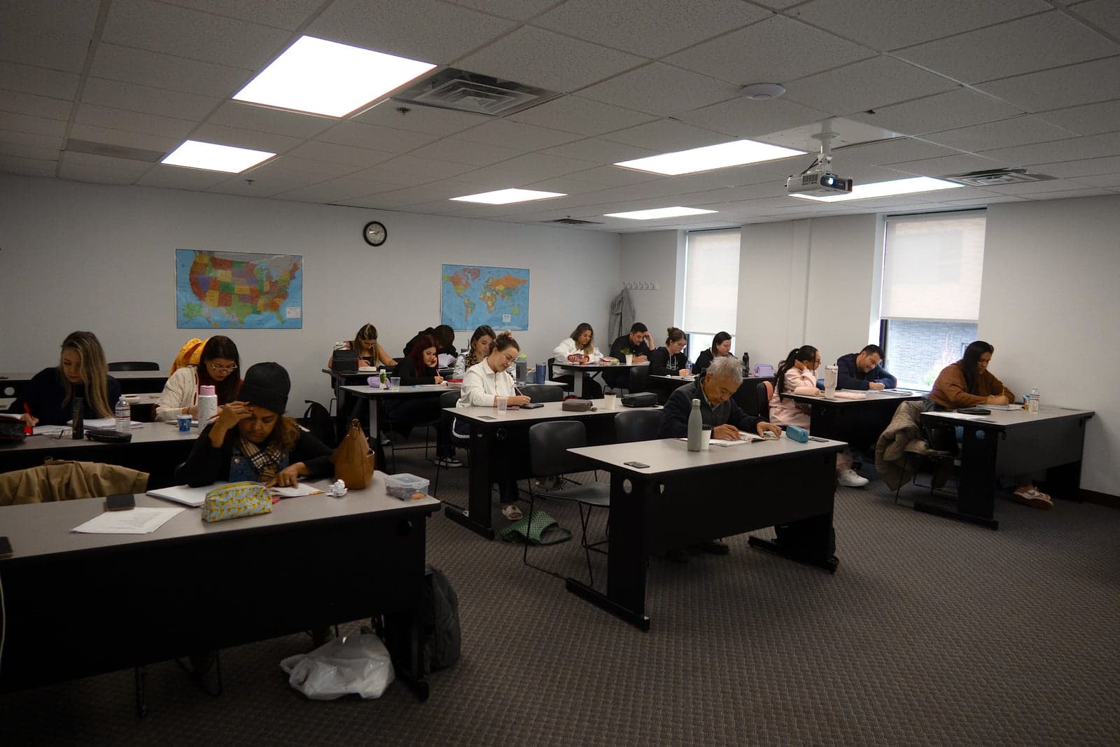 Students in an IELP classroom at High Expectations